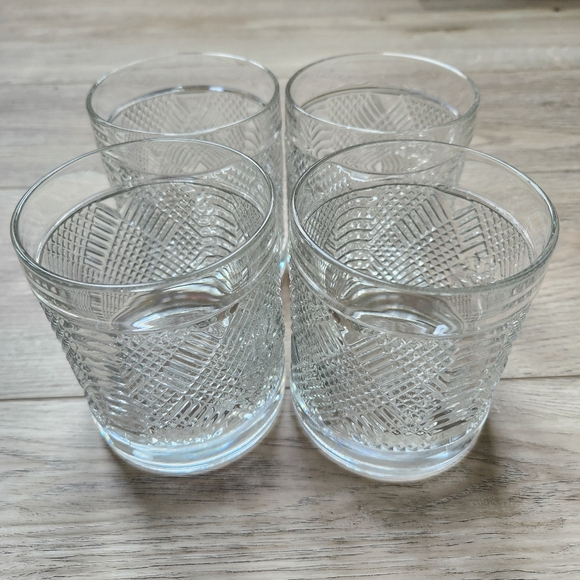 Ralph Lauren Safari Argyle Lion Crest Crystal Double Old Fashioned Glass Set - Picture 1 of 16